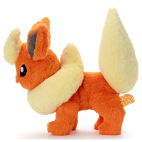 authentic Pokemon plush Flareon KutaKutaTatta 30cm Takara tomy (Medium size)